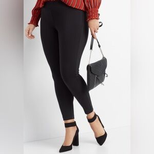 Black ponté pants